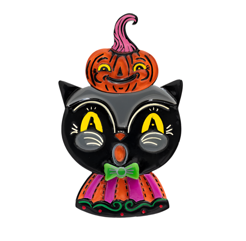 Black Cat w/ Kinny Brooch by Johanna Parker x Lipstick & Chrome