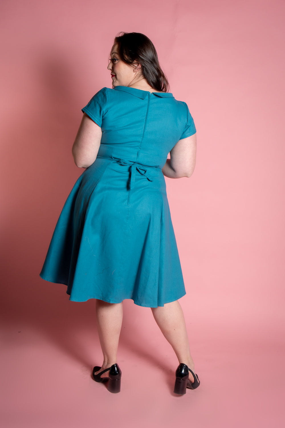 Beverly Dress- Lynette, Ocean *sale