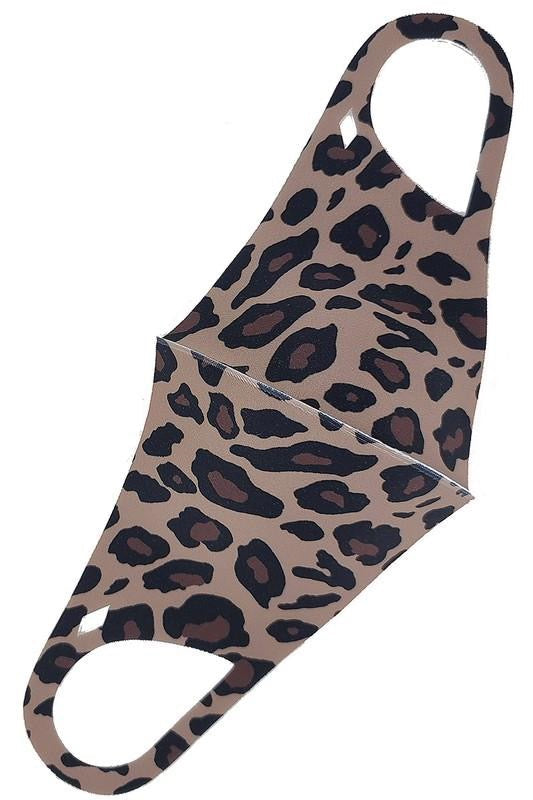 Leopard Mirawave Antibacterial Face Mask
