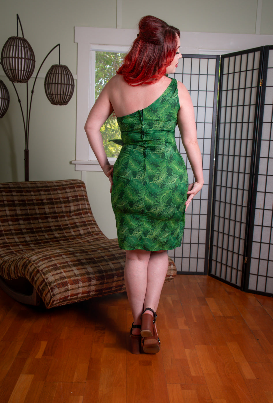 Paradise Dress- Green Ferns *sale
