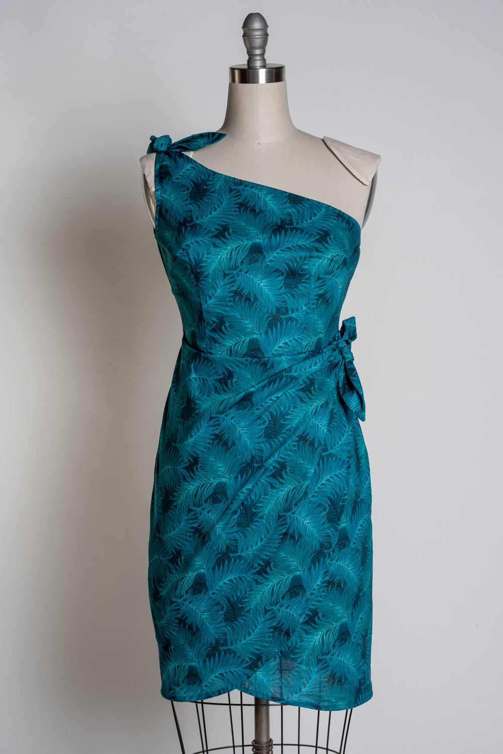 Paradise Dress- Teal Ferns *sale