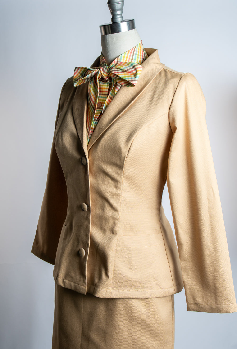 Working Girl Blazer- Canvas, Butterscotch