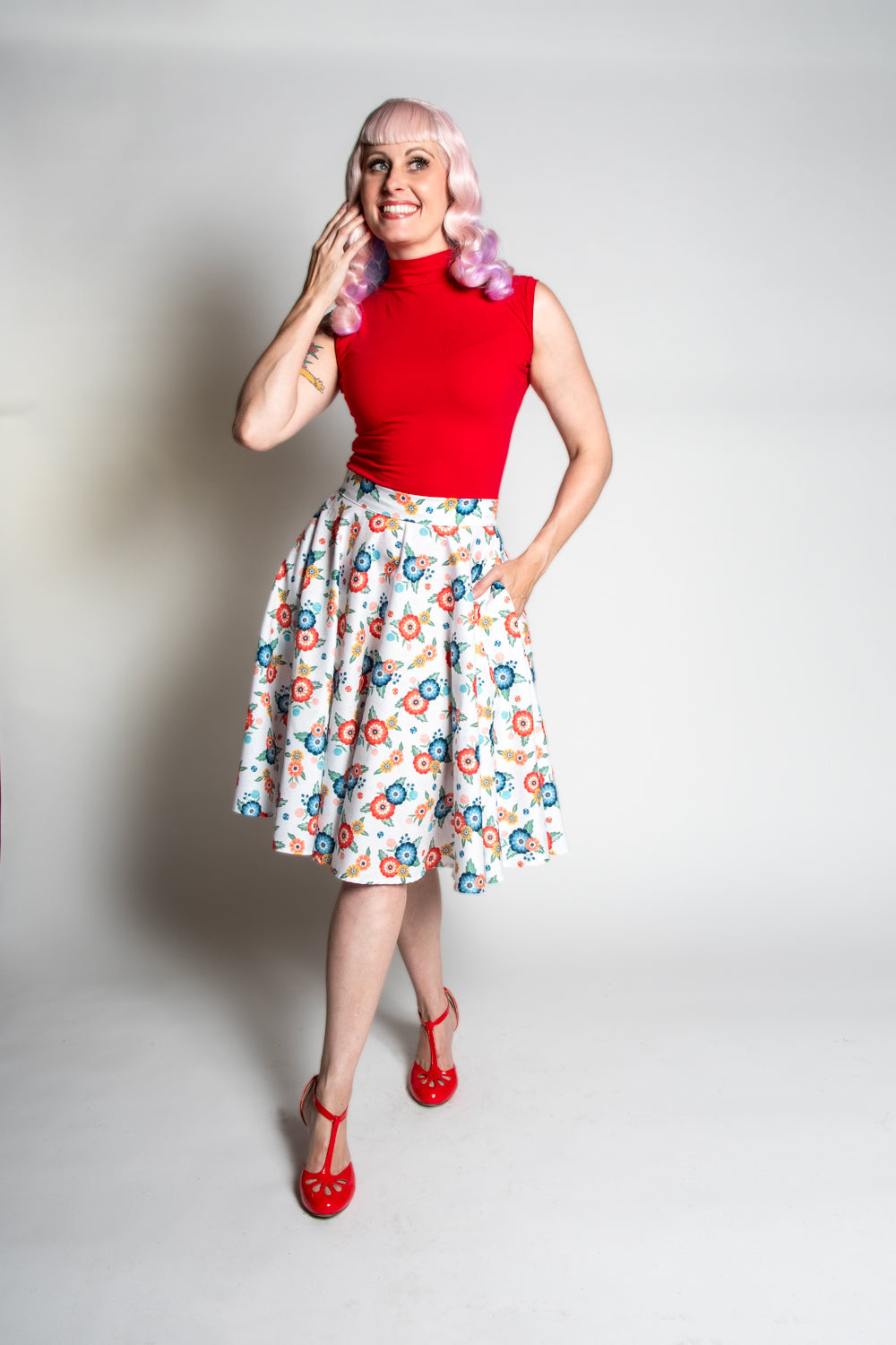 Circle Skirt - Summer Bloom *sale