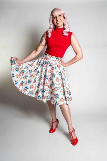 Circle Skirt - Summer Bloom *sale