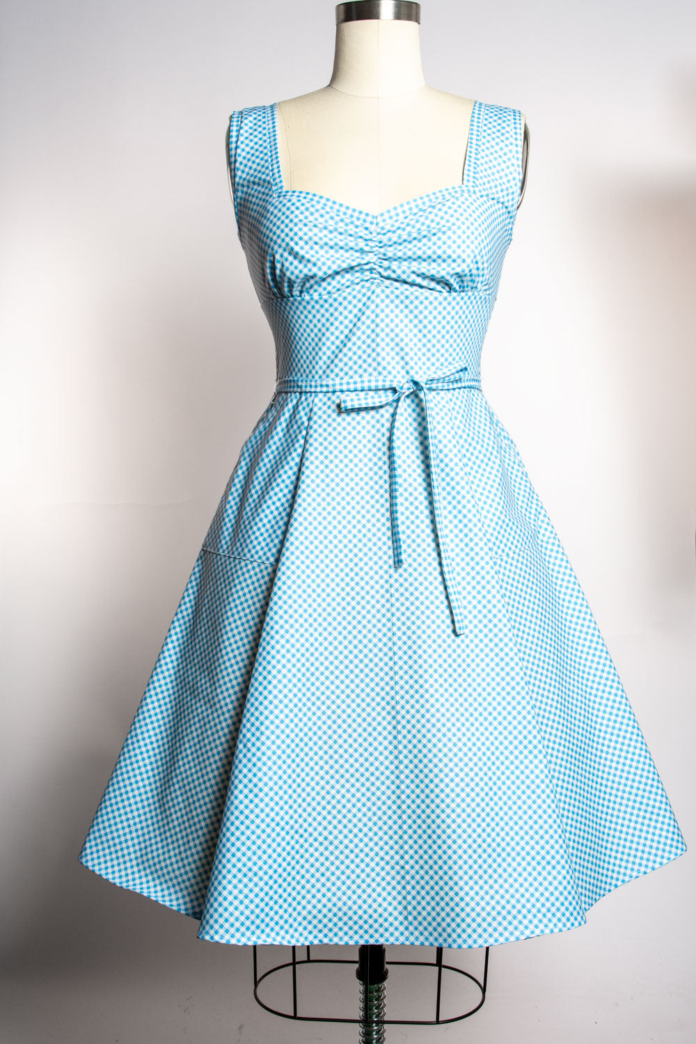 Sadie Dress - Little Sky Gingham *sale