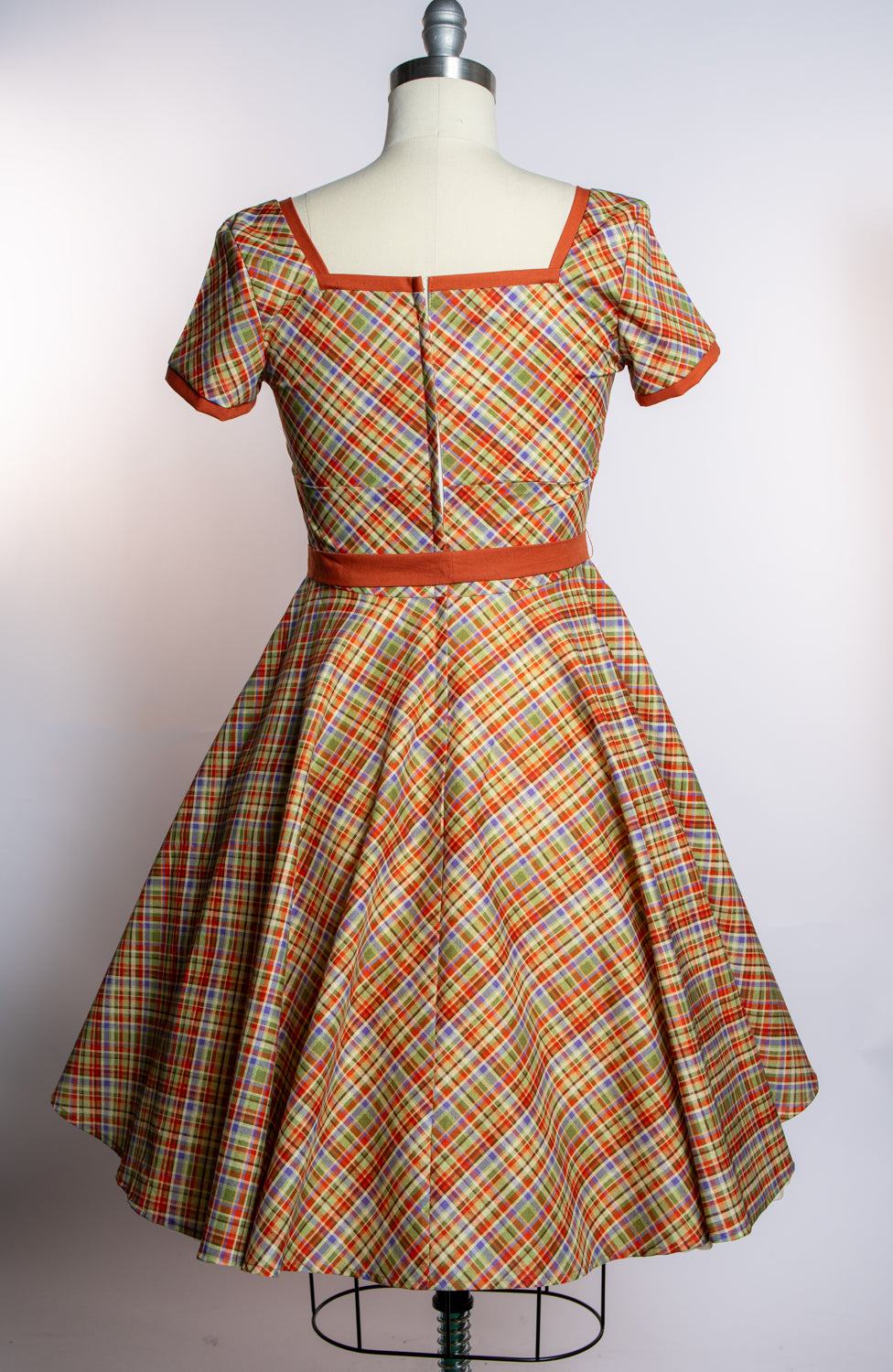 Simone Dress- Rusty Plaid *sale