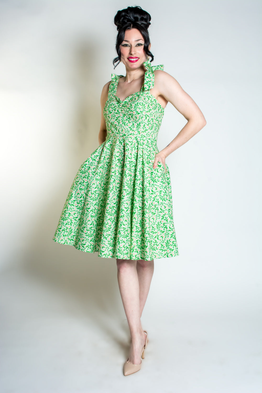 Sarah Swing Dress - Tiny Tulips *sale