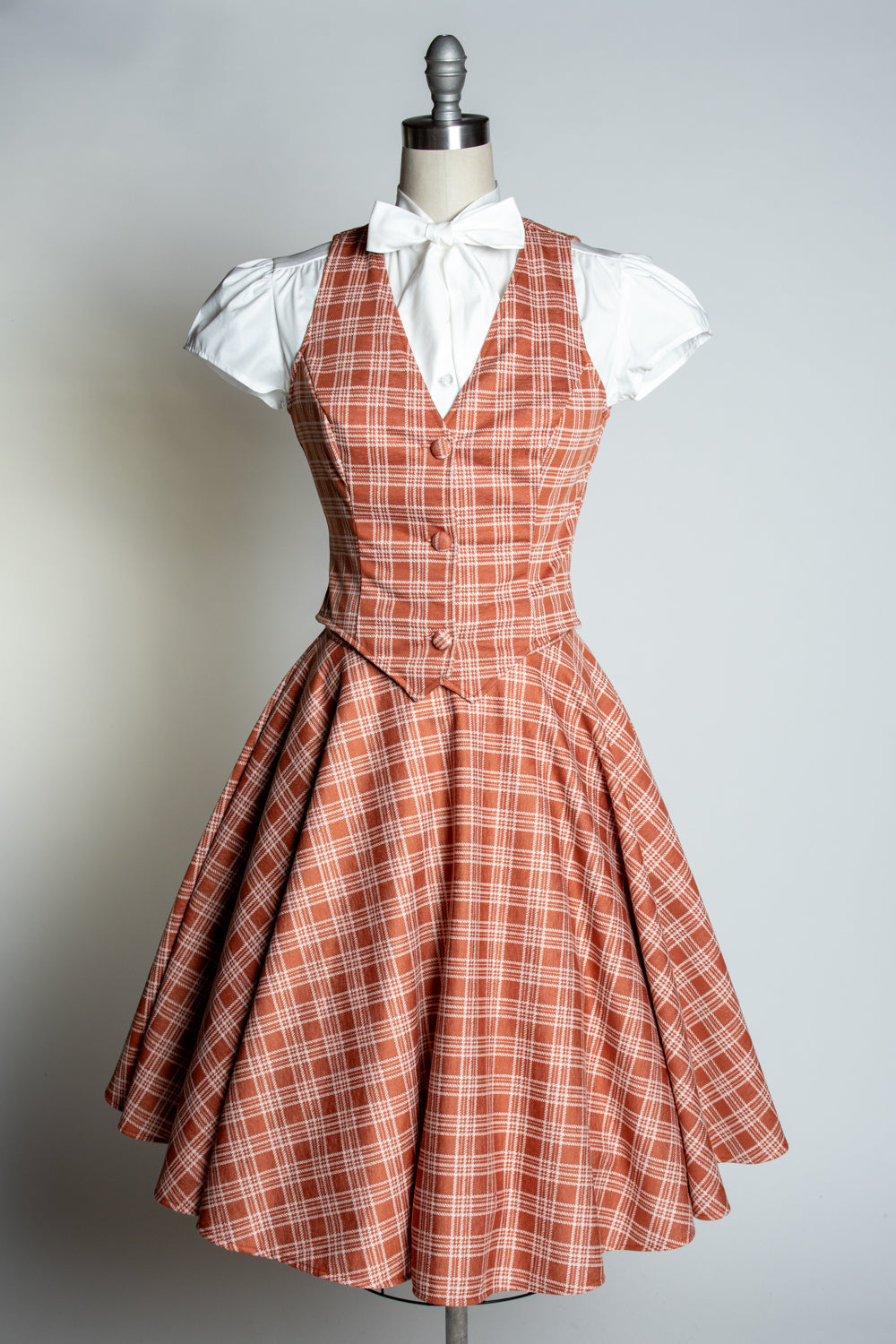 Haute Circle Skirt - Spice Plaid *sale