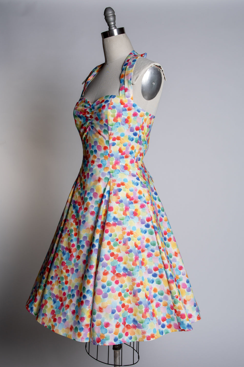 Sweetie Dress- Rainbow Paint Drops *sale