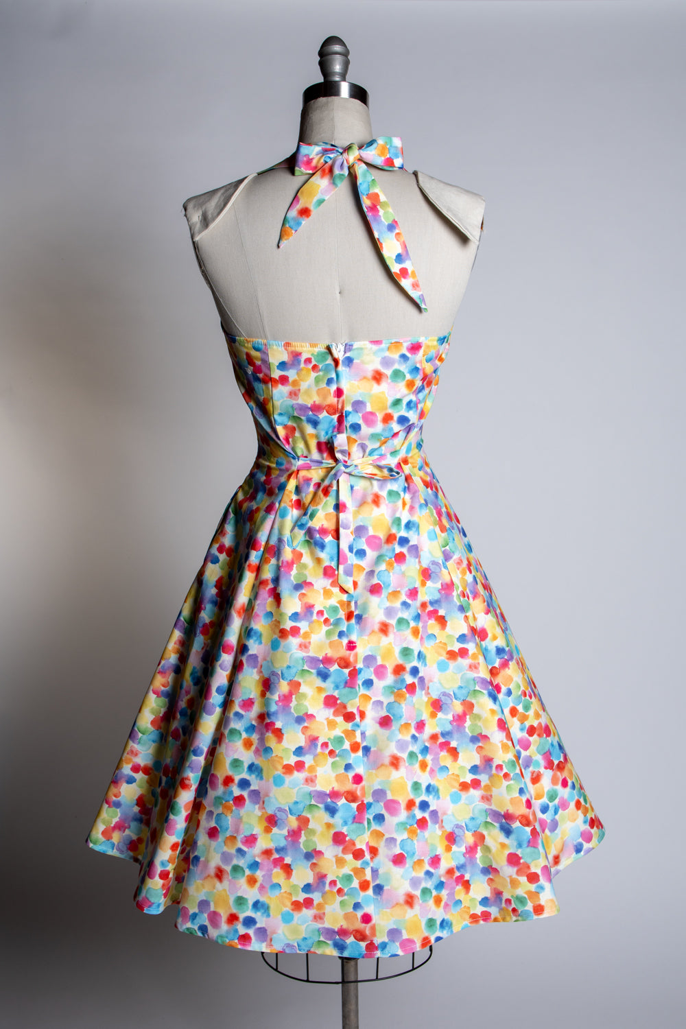 Sweetie Dress- Rainbow Paint Drops *sale