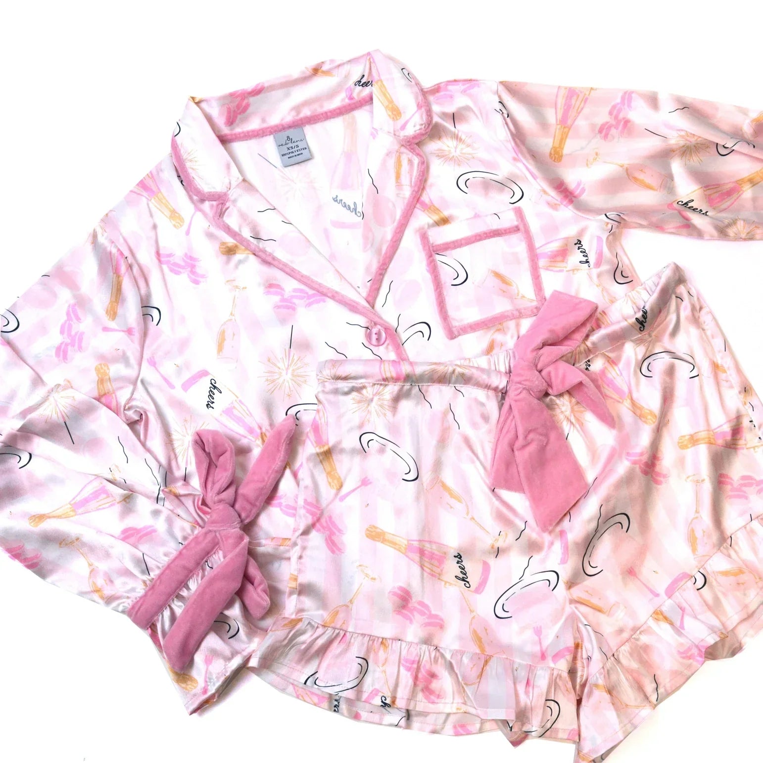 Celebrate Satin Pajama Set