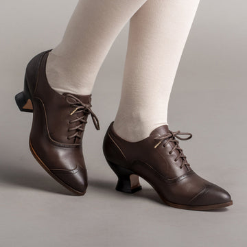 Londoner Women's Edwardian Oxfords (Brown)
